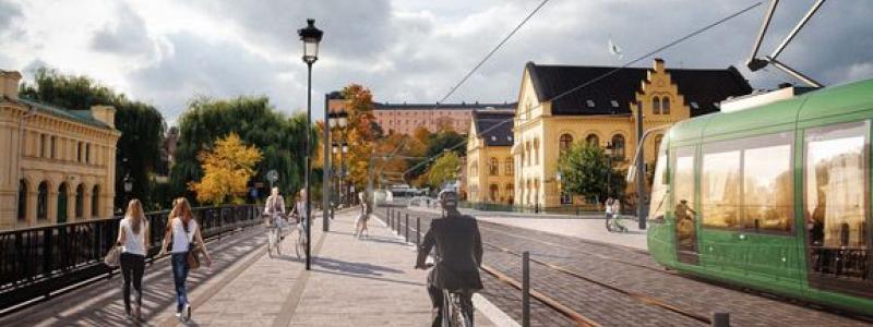 Efter en period av överklaganden är nu avtalet för huvudentreprenaden för spårvägen tecknat och klart. Illustration: White