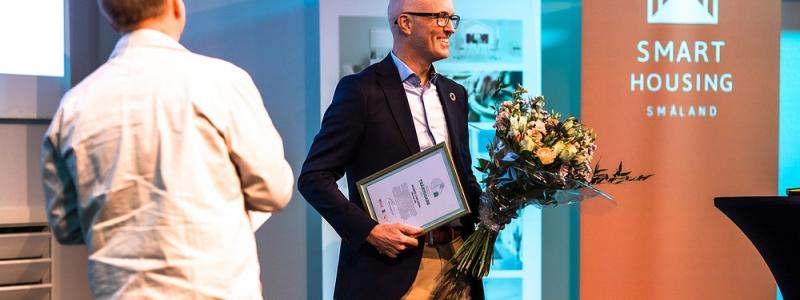 Anders Carlsson, vinnare av Årets Träbyggare 2022. /Foto: TMF