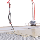 Visualisering av pumpslangsrobot. BILD: Centrum för Byggrobotik