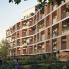 Bostadsprojektet Albatros Kbely i Prag, Tjeckien. Pressbild: Skanska