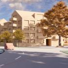 Planförslag för Södra Sandby, sett från Revingevägen/Hällestadvägen. Pressbild: Fojab Arkitekter