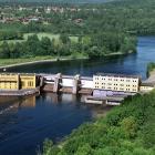 Gamla och nya Bullerforsen. Pressbild: Fortum