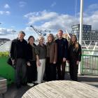 Representanter ur det vinnande team som ska bidra till utformningen av Helsingborgs nya akutsjukhus. Pressbild: LINK Arkitektur