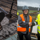 Hanna Renlund Westerberg, Chief Commercial Officer at Cemvision and Johan Wiksell, Head of JM's venture operations. Pressbild: Cemvision