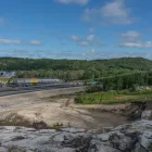 Den 5 juli 2024 öppnades E6 för med åter samma kapacitet för trafik som innan skredet inträffade. Foto: Daniel Falk Trafikverket