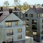 Realy Bostad har förvärvat en byggrätt för 119 hyresbostäder i Barkarby Villastad i Järfälla.  Pressbild: Realy Bostad
