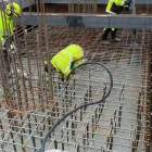 Arbetet med den nya cirkulationsplatsen i Rengsjön Foto: Trafikverket