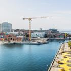 Varvsområdet i Västra hamnen Malmö. Bild: Apelöga/Malmö stad