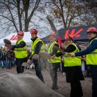 Nu börjar bygget i Berg Foto: Niklas Kronlöw, Wilzéns