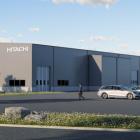 Visionsbild expansion av Hitachi Energy i Pitea. Pressbild: Peab