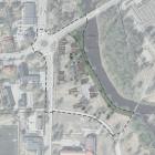 Såhär kan området mellan Hörneån och Industrivägen komma att bebyggas. Pressbild: Umeå kommun