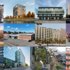 Kollage finalister hållbart samhällsbyggande. Pressbild: Sweden Green Building Council