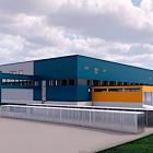 Onninens nya logistikcenter i Hyvinge. Under hösten 2025 fylls hyllorna med produkter. Foto: Onninen