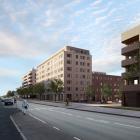 Mira, studentbostäder i Göteborg. Illustration: Sweco