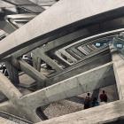 Betongkonstruktion (Oriente tågstation i Lissabon, Santiago Calatrava, byggår 1998). Foto: Jan Suchorzewski