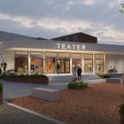 Östraboteatern. Illustration av PE Teknik Arkitektur