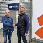 Optimera och REbygg inleder ett strategiskt samarbete med ambitionen att öka användningen av återbrukade byggvaror i den svenska byggsektorn. Pressbild: Optimera
