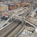 Översikt över Trädgårdslänken, gångbro. Foto: Sonepar Sverige AB