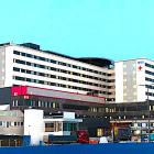 Vid byggarbetsplatsen för Uleåborgs universitetssjukhus har byggarbetets framdrift följts med hjälp av AI-stödd teknik. Detta har möjliggjort bättre förutsägbarhet och bidragit till ökad precision och transparens i produktionen. Foto: Uleåborgs universitetssjukhus.