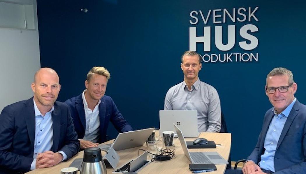 VD-gruppen i Svensk Husproduktion AB 2022. Foto: Svensk Husproduktion