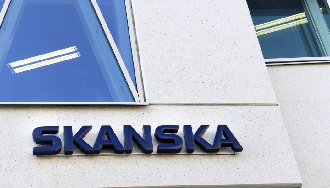 Janerik Henriksson/TT: Skanska redovisar något lägre omsättning. Arkivbild.