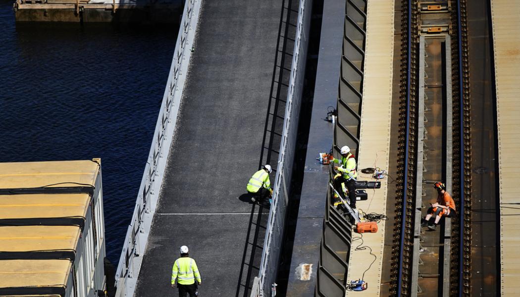Emma-Sofia Olsson/SvD/TT: Flera byggarbetsplatser uppvisade brister i säkerhetsarbetet. Arkivbild.