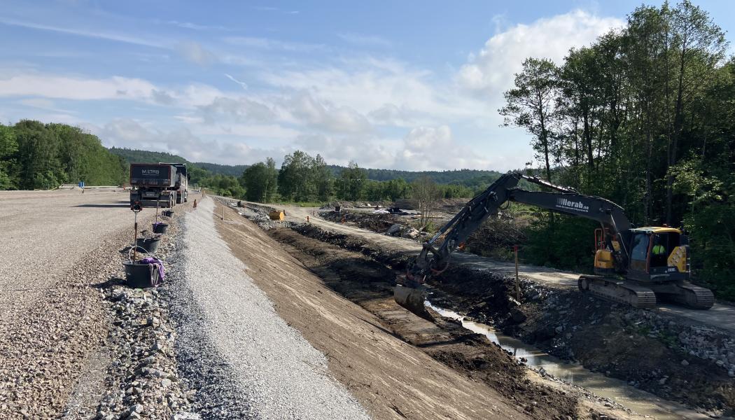Vägslänter 27 maj. Foto: Trafikverket