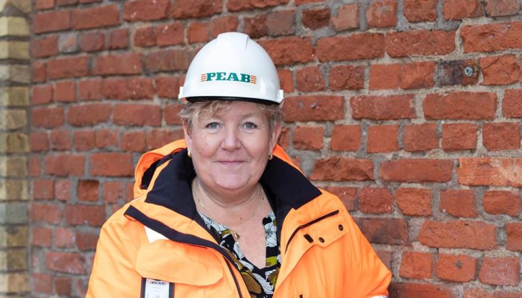 Liselott Bergkvist, regionchef på Peab. Foto: Peab