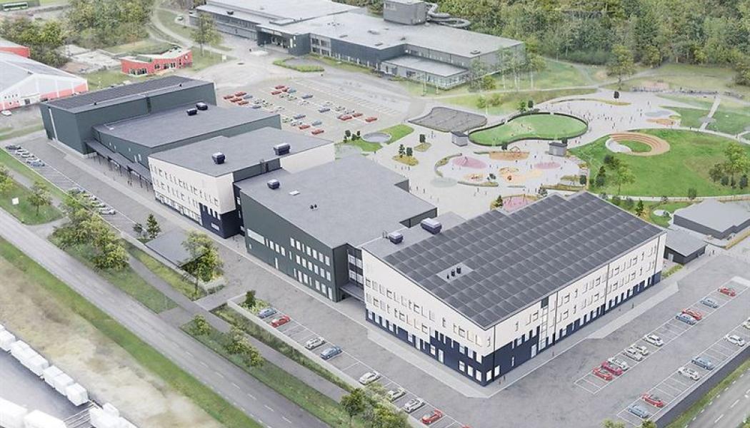 Håsten grundskola. Illustration: NCC