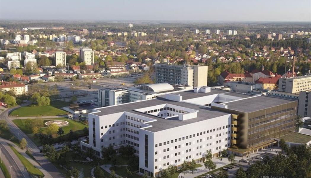 Projekteringen beräknas pågå till våren 2024. Parallellt med projekteringen tecknas succesivt entreprenadkontrakt för fyra projektdelar. Byggstart och första spadtag är planerat till hösten 2022. Illustration: Carlstedt arkitekter