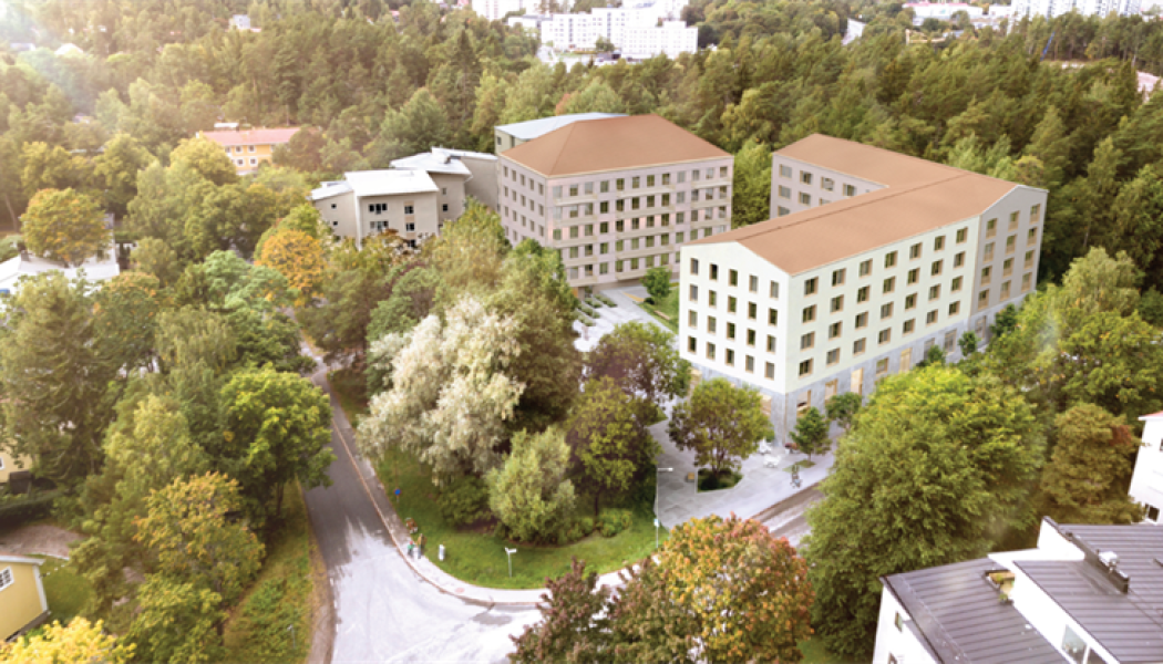 Villa Tornugglan som ska byggas i Näsby Park. Illustration: Vardaga