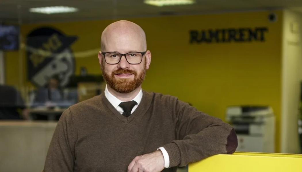 Johan Färm tillträder som ny VD för Ramirent AB den 1 april i år. Foto: Jezzica Sunmo.