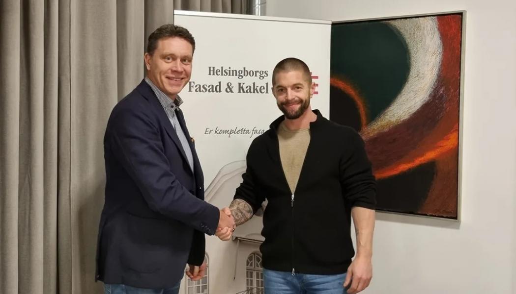 Mats Karlsson och Kim Svensson. Foto: Fasadgruppen