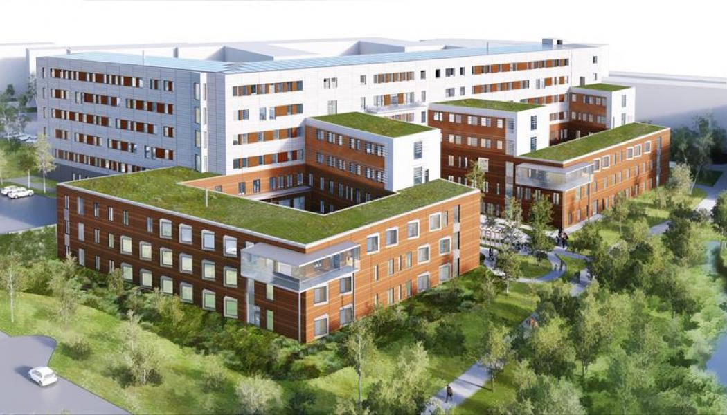 APC installerar på Universitetssjukhuset i Linköping. Illstration: Sweco.