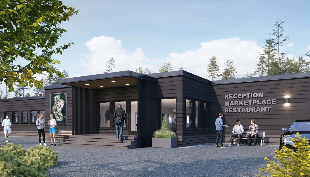 Aurora Village i Luleå. Pressbild: Adapteo