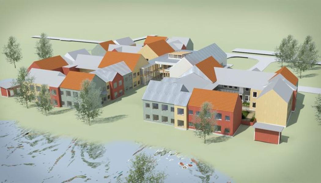 Det särskilda boendet ska omfatta 108 nya lägenheter, varav 18 korttidsboenden. Illustrtion: Wåhlin Arkitekter