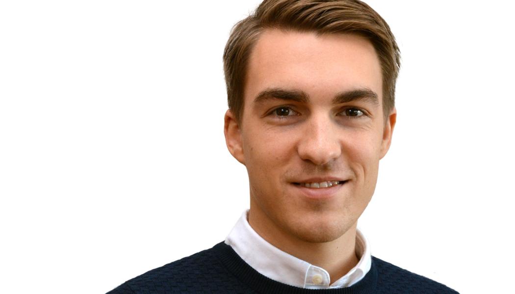 Andreas Lindelöf tilldelas priset Excellence in Civil Engineering 2022. Foto: VBK
