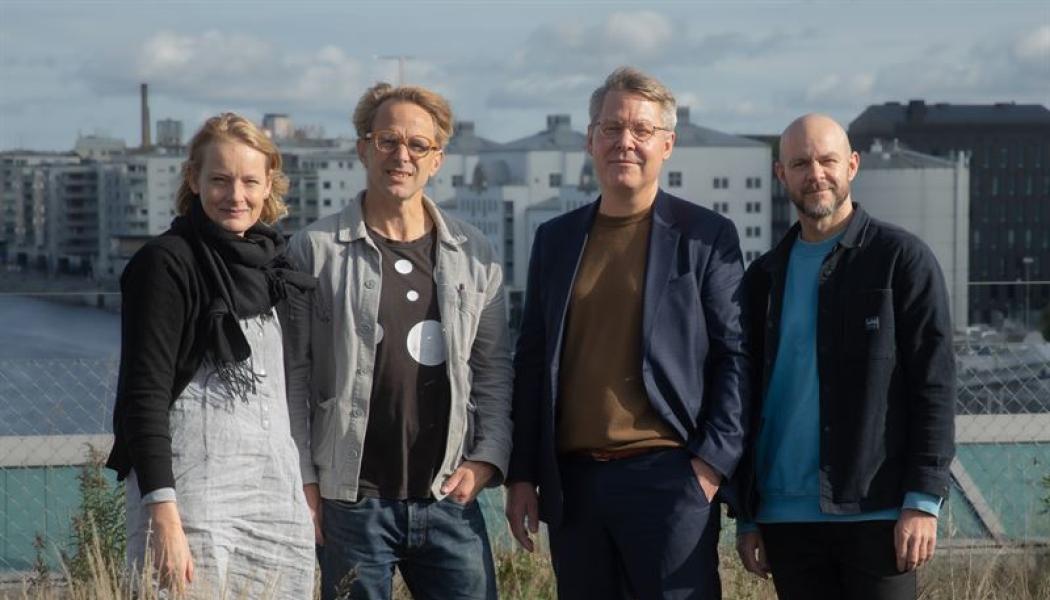 Representanter från White Arkitekter och Uppsala kommuns blivande utvecklingsbolag Foto:  White Arkitekter/Uppsala kommun