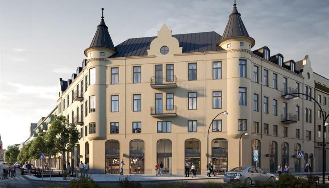 Kv Hållstugan. Illustration: Arkitektbyrån Brunnberg