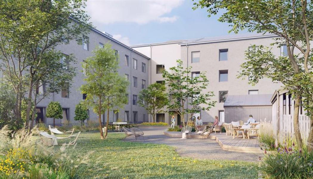 Foto: Visionsbild Meriten Magnolia Bostad Studentbostäder