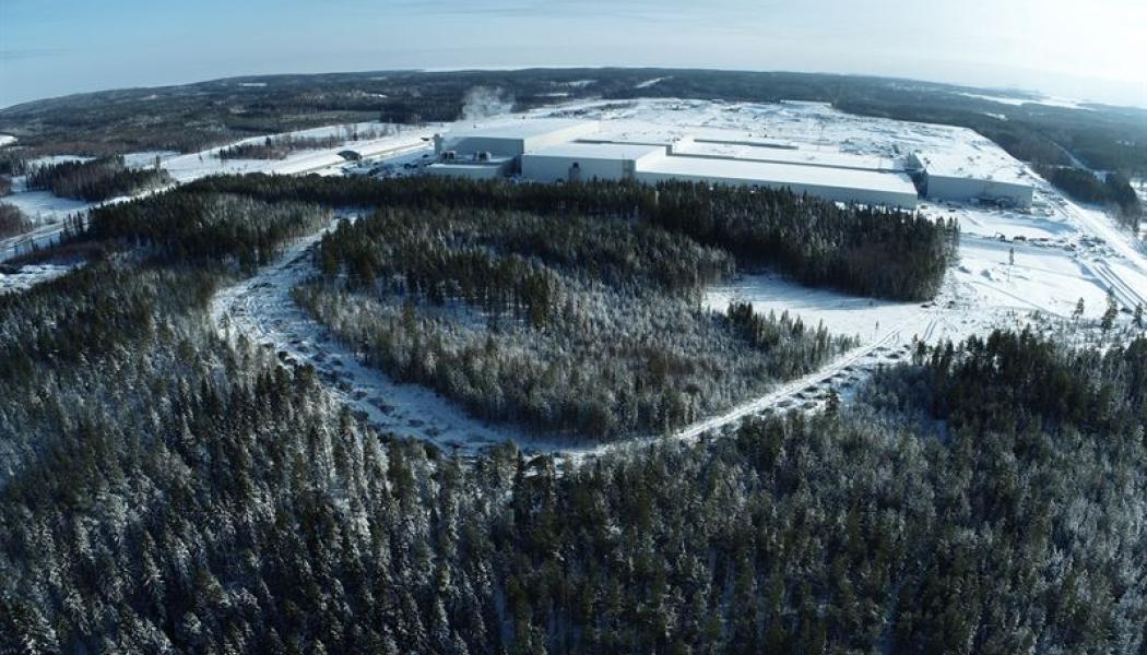 NCC gör markanläggningsarbeten för Bergsbyns företagspark i Skellefteå-2. Foto: Mattias Holmgren, NCC