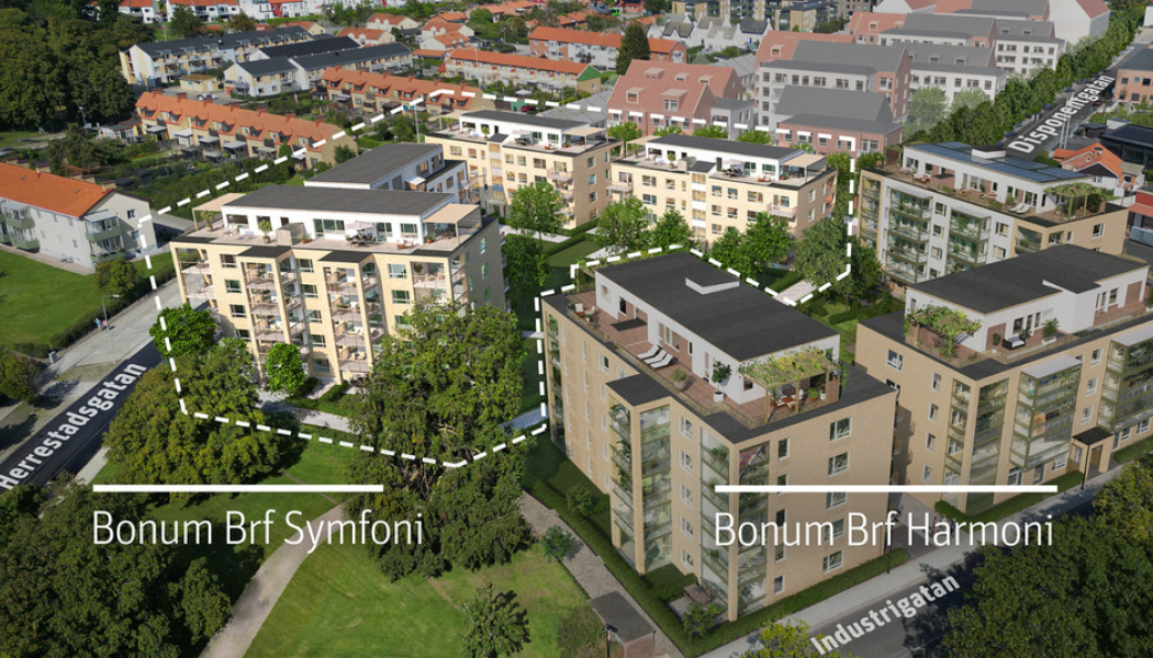 Utvecklingen av området Ystad Atmosfär. Pressbild: MTA Bygg och Anläggning
