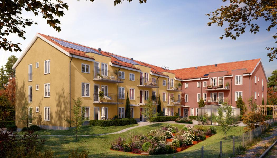 Bonum  Brf Trädgårdslunden, i Bromma Foto: Riksbyggen