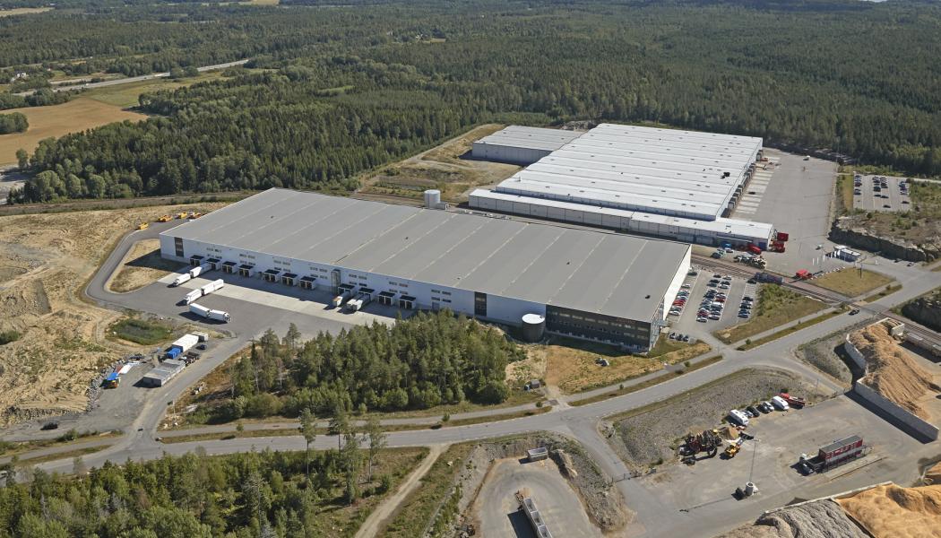 Fastigheten i Nykvarn. Foto: Logicenters