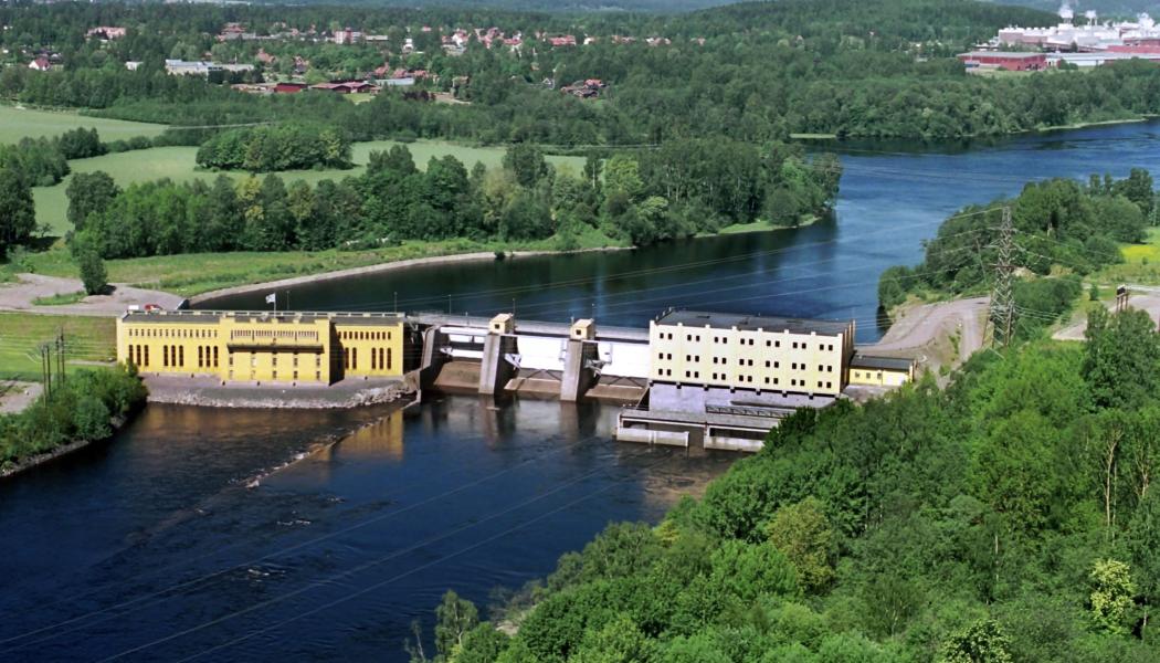 Gamla och nya Bullerforsen. Pressbild: Fortum