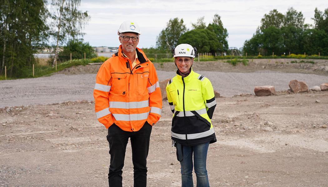 ByggDialog och Gästrike vatten tar nästa steg i projektet. Pressbild: ByggDialog