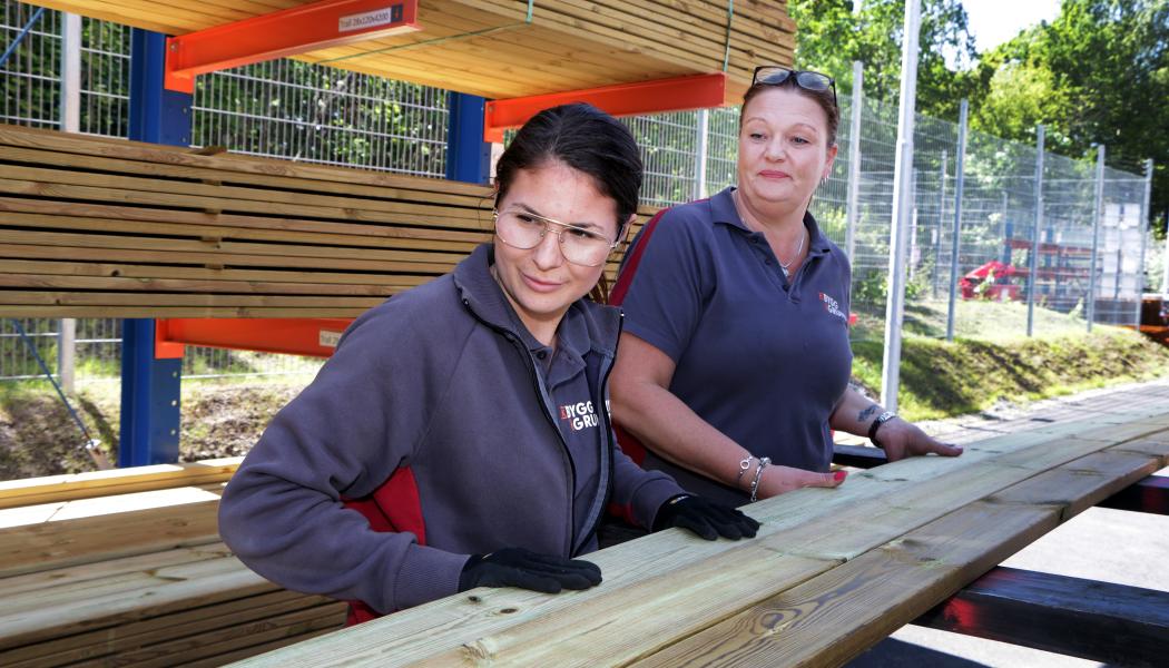 Byggmaterial har en ökning både i omsättning och volym. Pressbild: Byggmaterialhandlarna