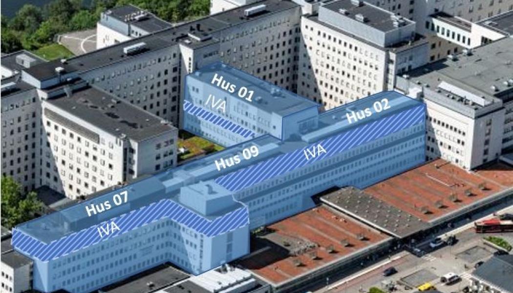 Byggnaderna som moderniseras.
Bild: Link Arkitektur 
