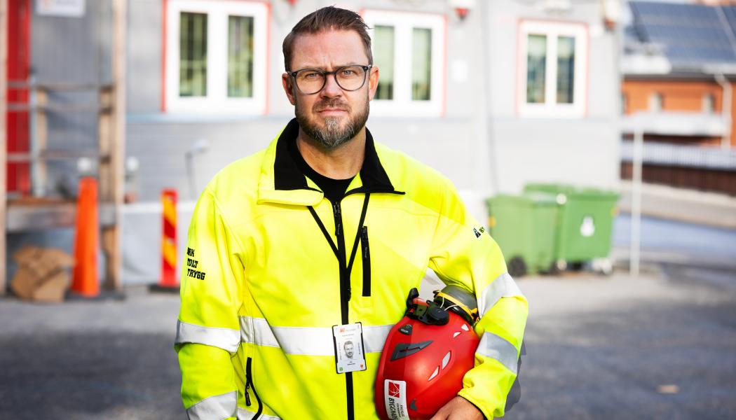 Kim Söderström, Byggnads förbundsordförande. Foto: Terese Perman