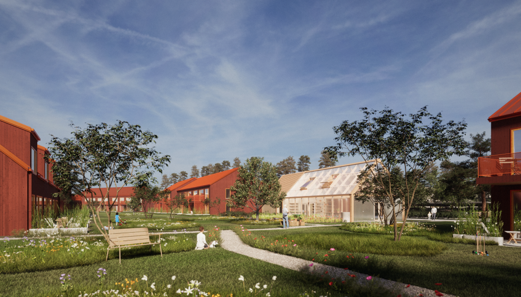 Skiss över återuppbyggnaden av Riggen: Pressbild: GotlandsHem